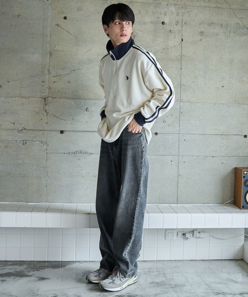 <預訂> JP 日本情侶大人氣♡ US POLO ASSN. 獨家毛絨半拉鍊套頭衛衣｜四色入