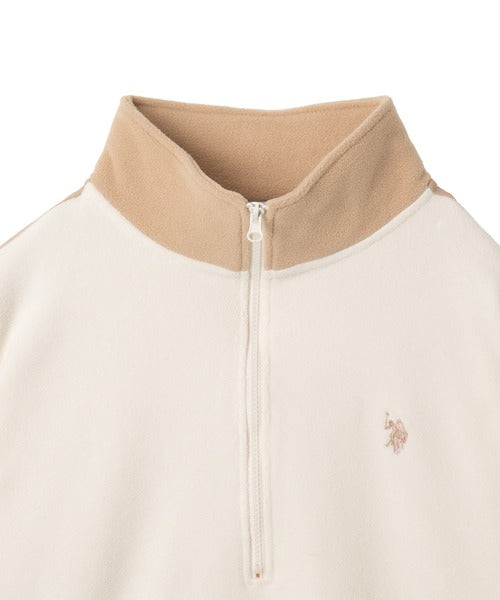 <預訂> JP 日本情侶大人氣♡ US POLO ASSN. 獨家毛絨半拉鍊套頭衛衣｜四色入