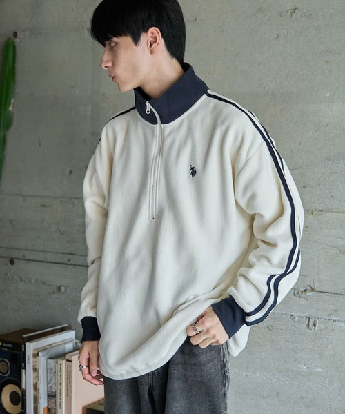 <預訂> JP 日本情侶大人氣♡ US POLO ASSN. 獨家毛絨半拉鍊套頭衛衣｜四色入