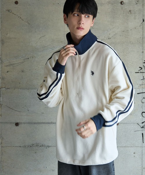 <預訂> JP 日本情侶大人氣♡ US POLO ASSN. 獨家毛絨半拉鍊套頭衛衣｜四色入