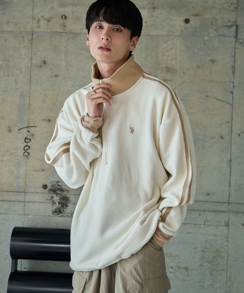 <預訂> JP 日本情侶大人氣♡ US POLO ASSN. 獨家毛絨半拉鍊套頭衛衣｜四色入