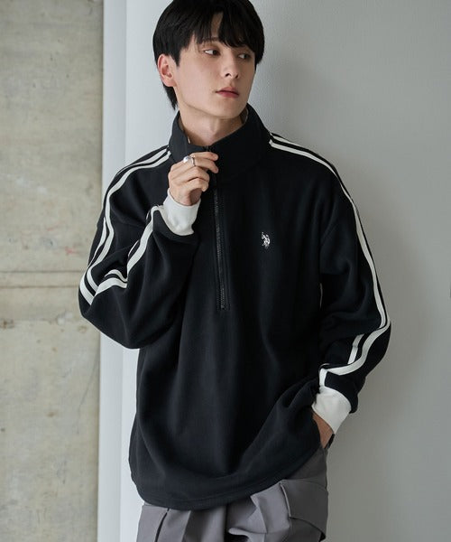 <預訂> JP 日本情侶大人氣♡ US POLO ASSN. 獨家毛絨半拉鍊套頭衛衣｜四色入