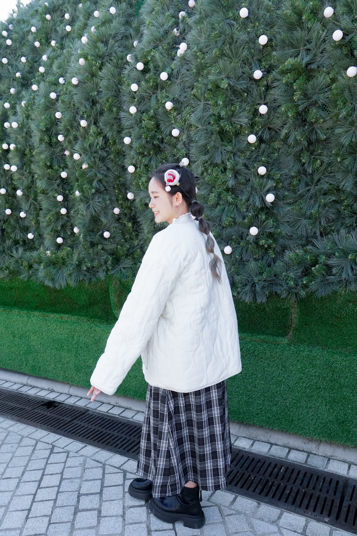 <預訂> 自家製 寬鬆棉質絎縫雙面外套