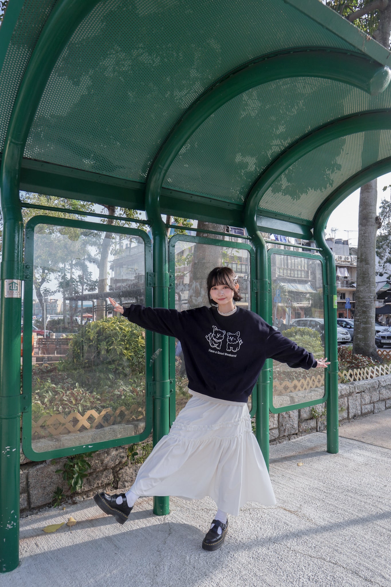 <現貨> 自家製 超厚實! ruffle邊半高領純色內搭上衣｜三色入