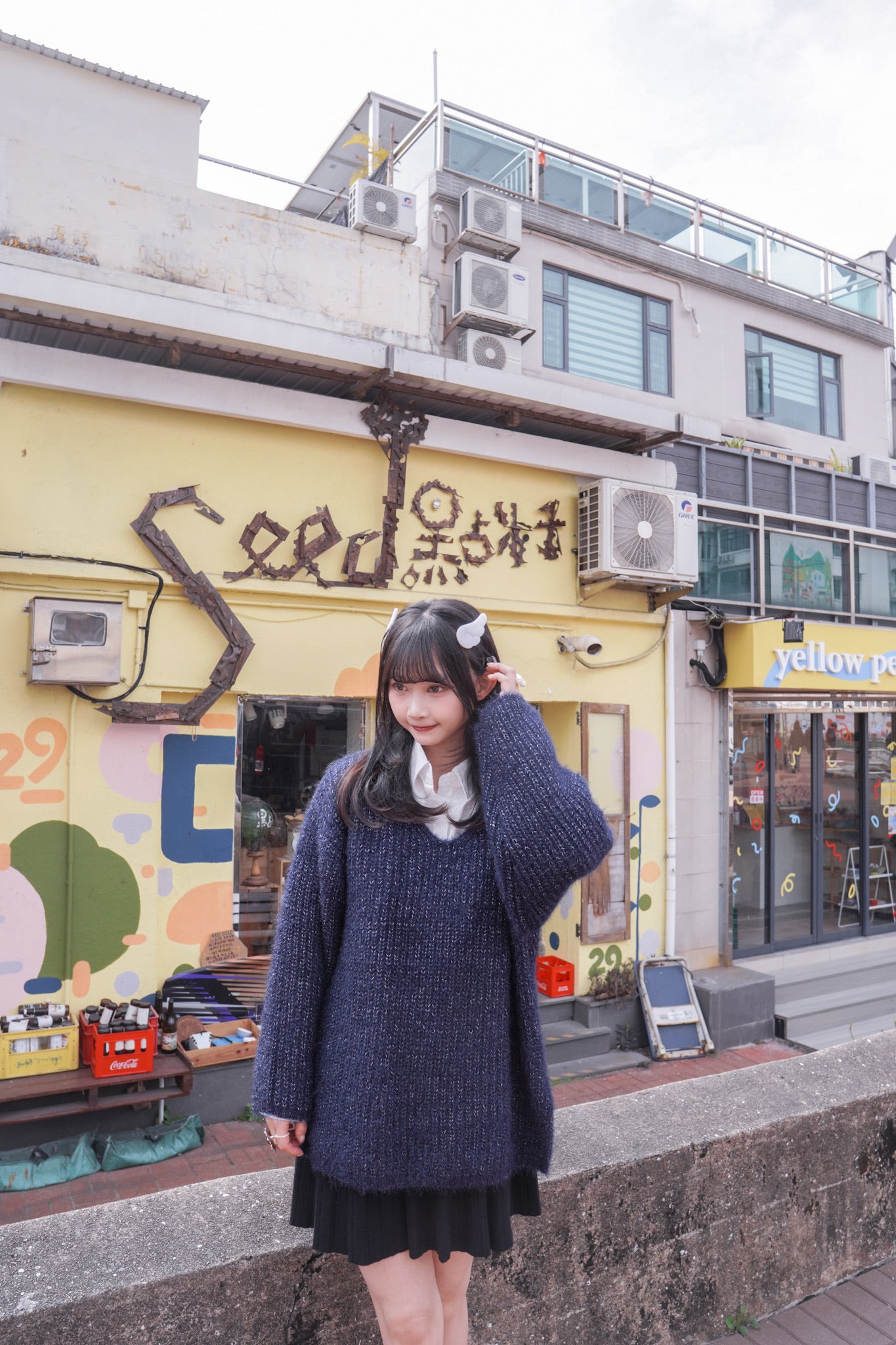 <現貨> 少見不會太短長度♡!!百褶針織半身短裙