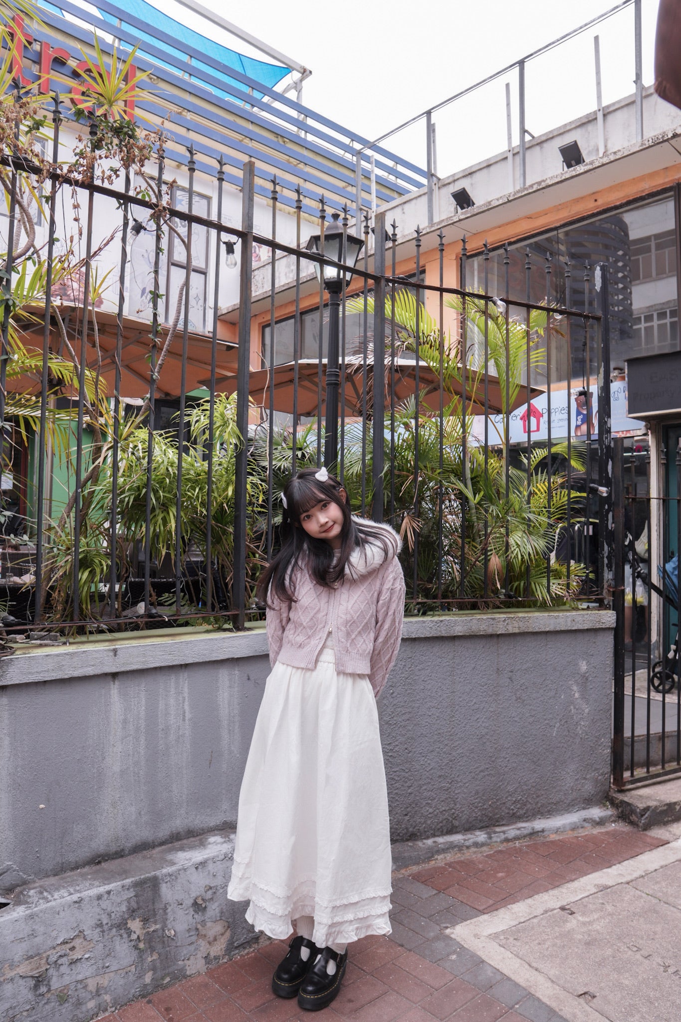 <現貨> 毛絨連帽麻花針織保暖外套 | 五色入