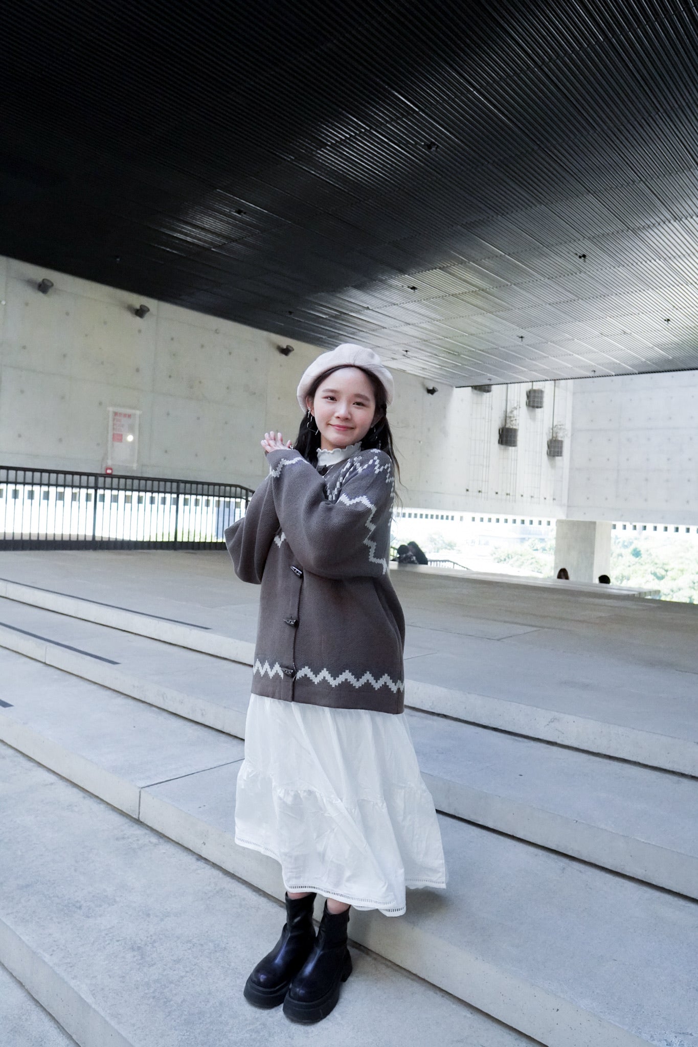<預訂> 首批優惠♡羊毛牛角扣寬鬆針織開胸外套