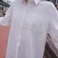 <現貨> 韓系全棉奶白長袖恤衫
