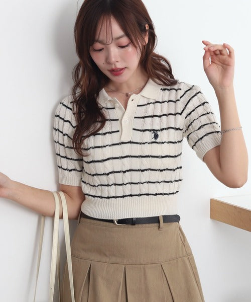 <預訂> 日版U.S. POLO ASSN.夏季針織Polo上衣｜三色入
