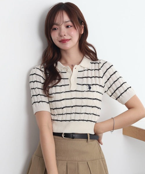 <預訂> 日版U.S. POLO ASSN.夏季針織Polo上衣｜三色入