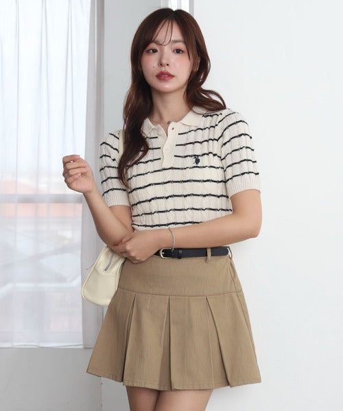 <預訂> 日版U.S. POLO ASSN.夏季針織Polo上衣｜三色入