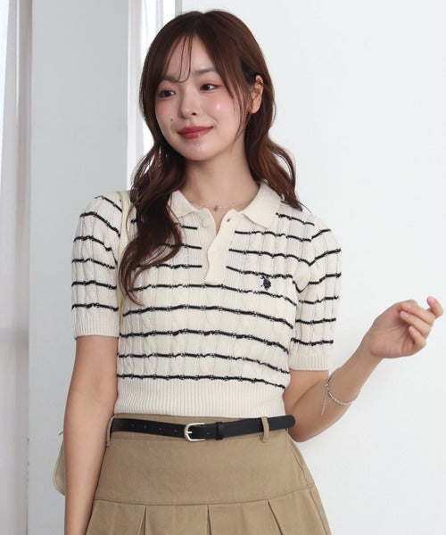 <預訂> 日版U.S. POLO ASSN.夏季針織Polo上衣｜三色入