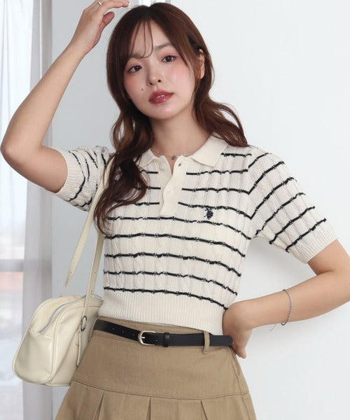 <預訂> 日版U.S. POLO ASSN.夏季針織Polo上衣｜三色入