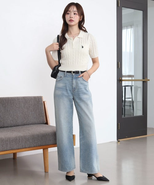 <預訂> 日版U.S. POLO ASSN.夏季針織Polo上衣｜三色入