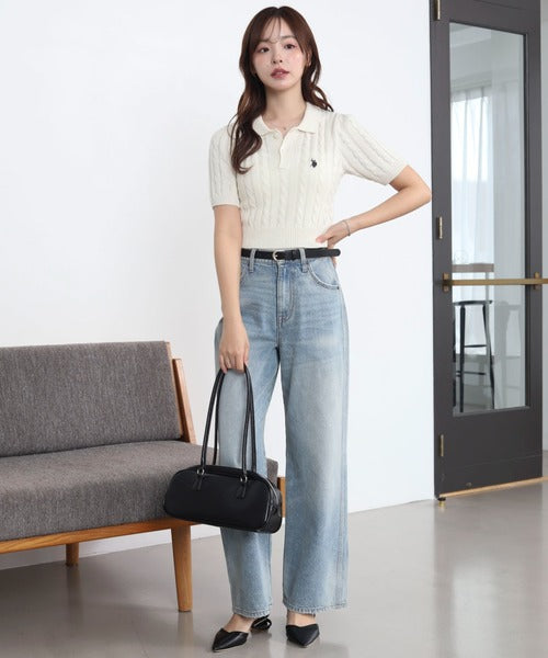 <預訂> 日版U.S. POLO ASSN.夏季針織Polo上衣｜三色入