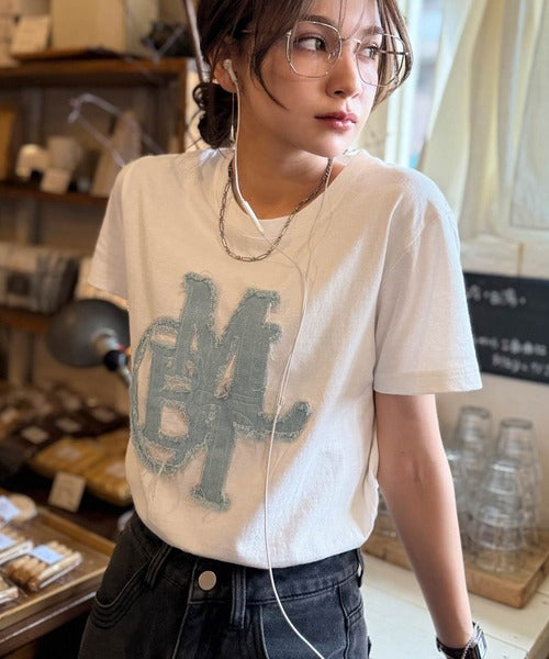 <預訂> JP Mily Bilet 超人氣! 牛仔流蘇拼接Tee｜三色入