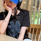 <預訂> JP Mily Bilet 超人氣! 牛仔流蘇拼接Tee｜三色入