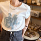 <預訂> JP Mily Bilet 超人氣! 牛仔流蘇拼接Tee｜三色入