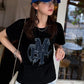 <預訂> JP Mily Bilet 超人氣! 牛仔流蘇拼接Tee｜三色入