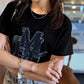 <預訂> JP Mily Bilet 超人氣! 牛仔流蘇拼接Tee｜三色入