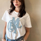 <預訂> JP Mily Bilet 超人氣! 牛仔流蘇拼接Tee｜三色入