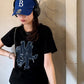 <預訂> JP Mily Bilet 超人氣! 牛仔流蘇拼接Tee｜三色入