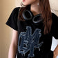 <預訂> JP Mily Bilet 超人氣! 牛仔流蘇拼接Tee｜三色入
