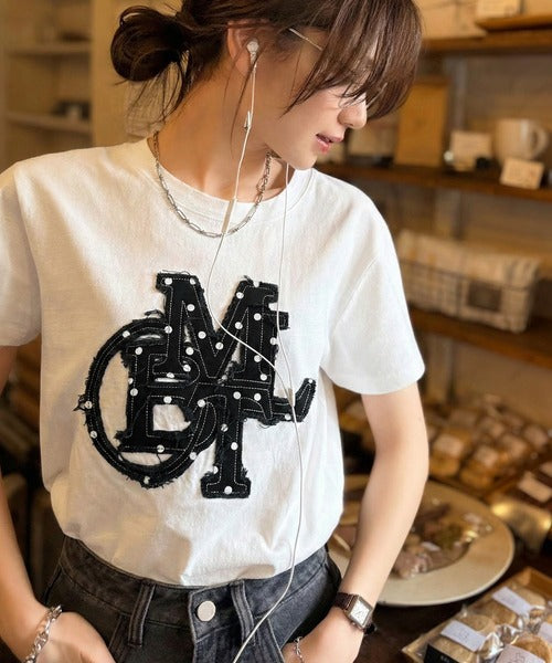<預訂> JP Mily Bilet 超人氣! 牛仔流蘇拼接Tee｜三色入