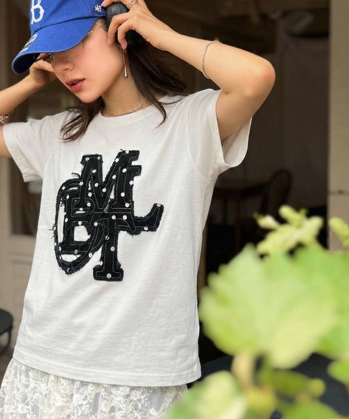 <預訂> JP Mily Bilet 超人氣! 牛仔流蘇拼接Tee｜三色入