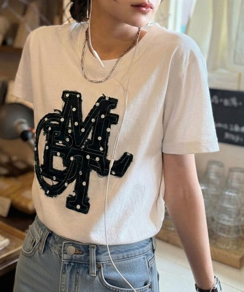 <預訂> JP Mily Bilet 超人氣! 牛仔流蘇拼接Tee｜三色入