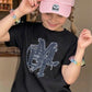 <預訂> JP Mily Bilet 超人氣! 牛仔流蘇拼接Tee｜三色入