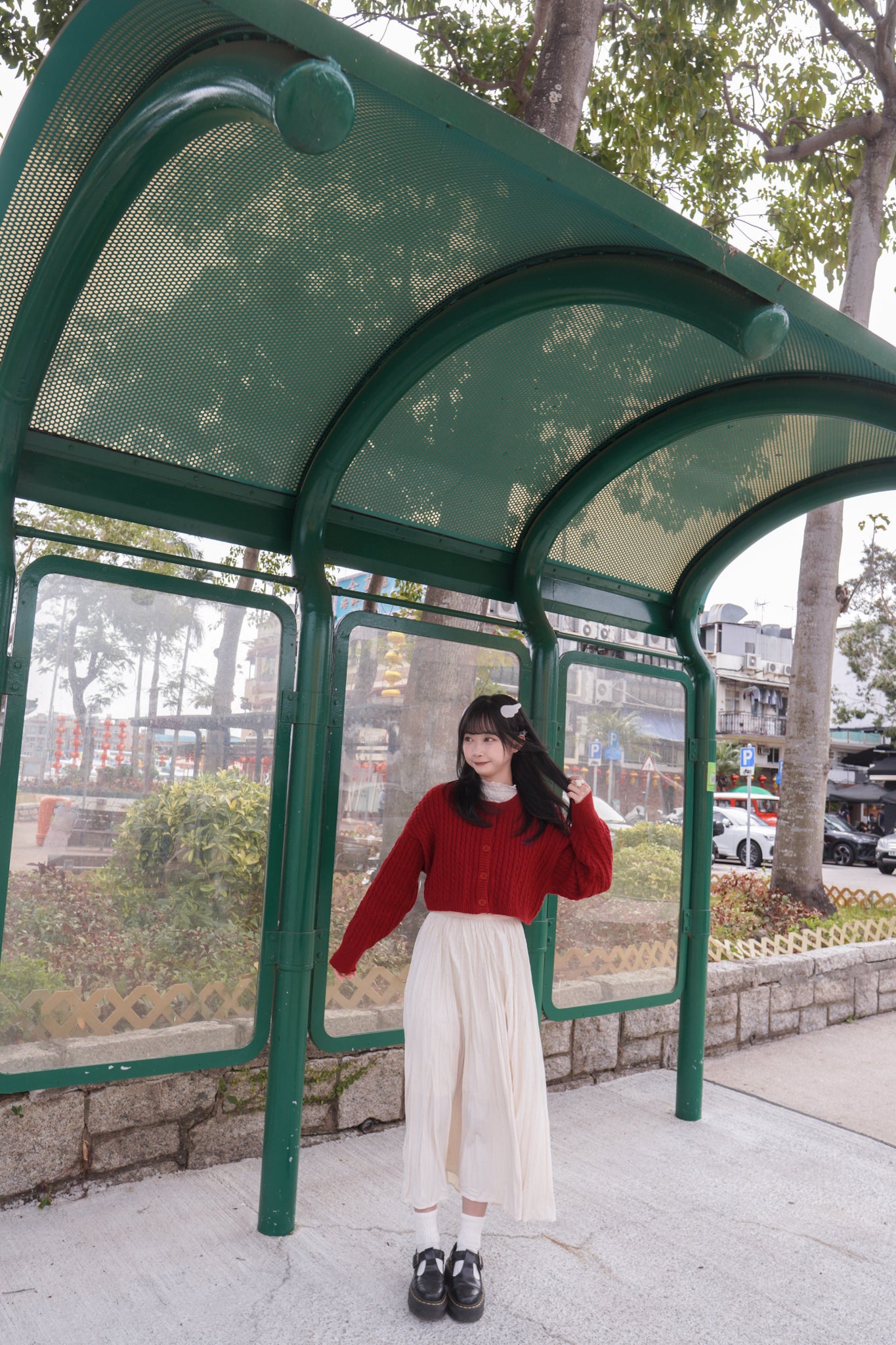 <現貨> 新年限定🧧🍊Logo刺繡絞花針織開胸長袖外套