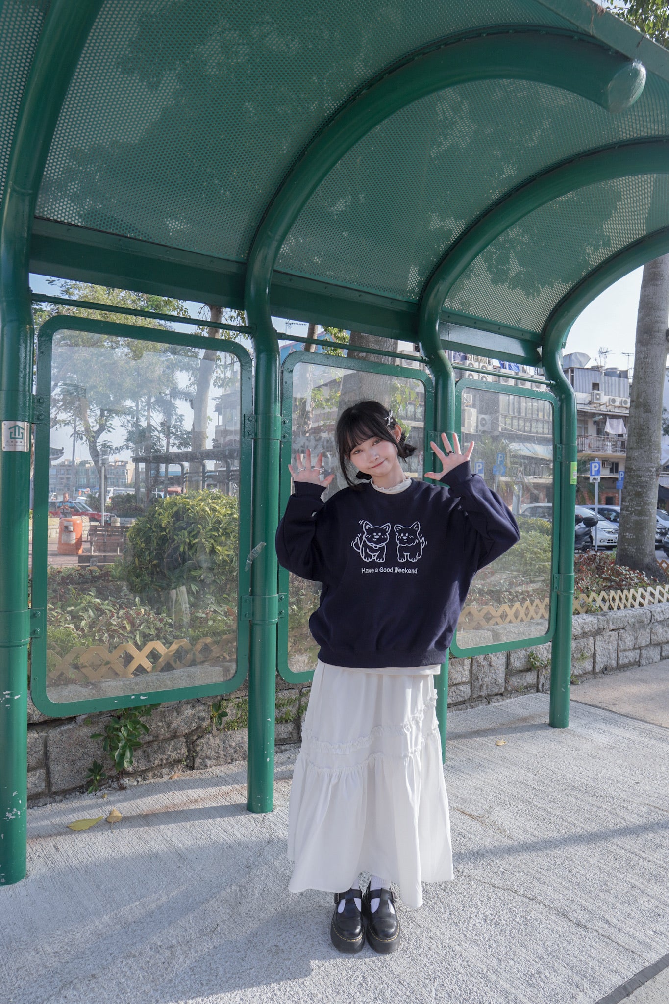 <現貨> 自家製 超厚實! ruffle邊半高領純色內搭上衣｜三色入