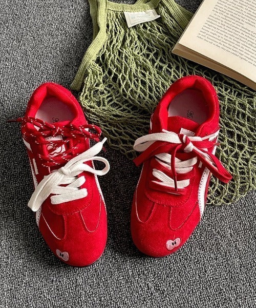 <預訂> 日本直送 日本妹子大愛♡！Sibra刺繡復古運動鞋 ｜22.5-24.5碼 ｜四色入