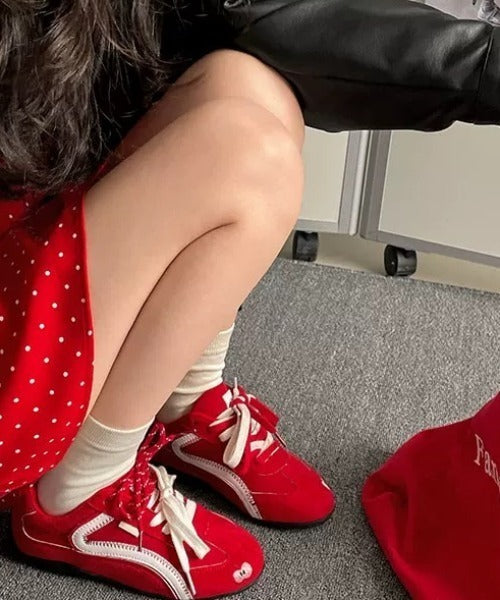 <預訂> 日本直送 日本妹子大愛♡！Sibra刺繡復古運動鞋 ｜22.5-24.5碼 ｜四色入