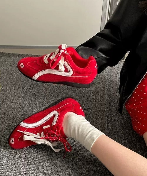 <預訂> 日本直送 日本妹子大愛♡！Sibra刺繡復古運動鞋 ｜22.5-24.5碼 ｜四色入