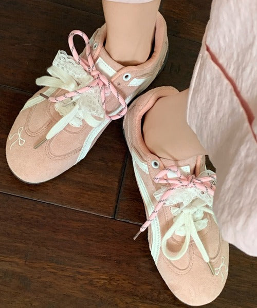 <預訂> 日本直送 日本妹子大愛♡！Sibra刺繡復古運動鞋 ｜22.5-24.5碼 ｜四色入