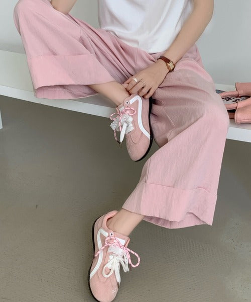 <預訂> 日本直送 日本妹子大愛♡！Sibra刺繡復古運動鞋 ｜22.5-24.5碼 ｜四色入