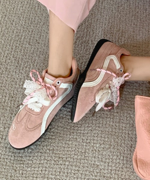 <預訂> 日本直送 日本妹子大愛♡！Sibra刺繡復古運動鞋 ｜22.5-24.5碼 ｜四色入