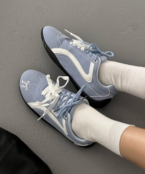 <預訂> 日本直送 日本妹子大愛♡！Sibra刺繡復古運動鞋 ｜22.5-24.5碼 ｜四色入