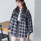 <預訂> 日牌Tiptop 漸層格紋荷葉邊襯衫｜三色入
