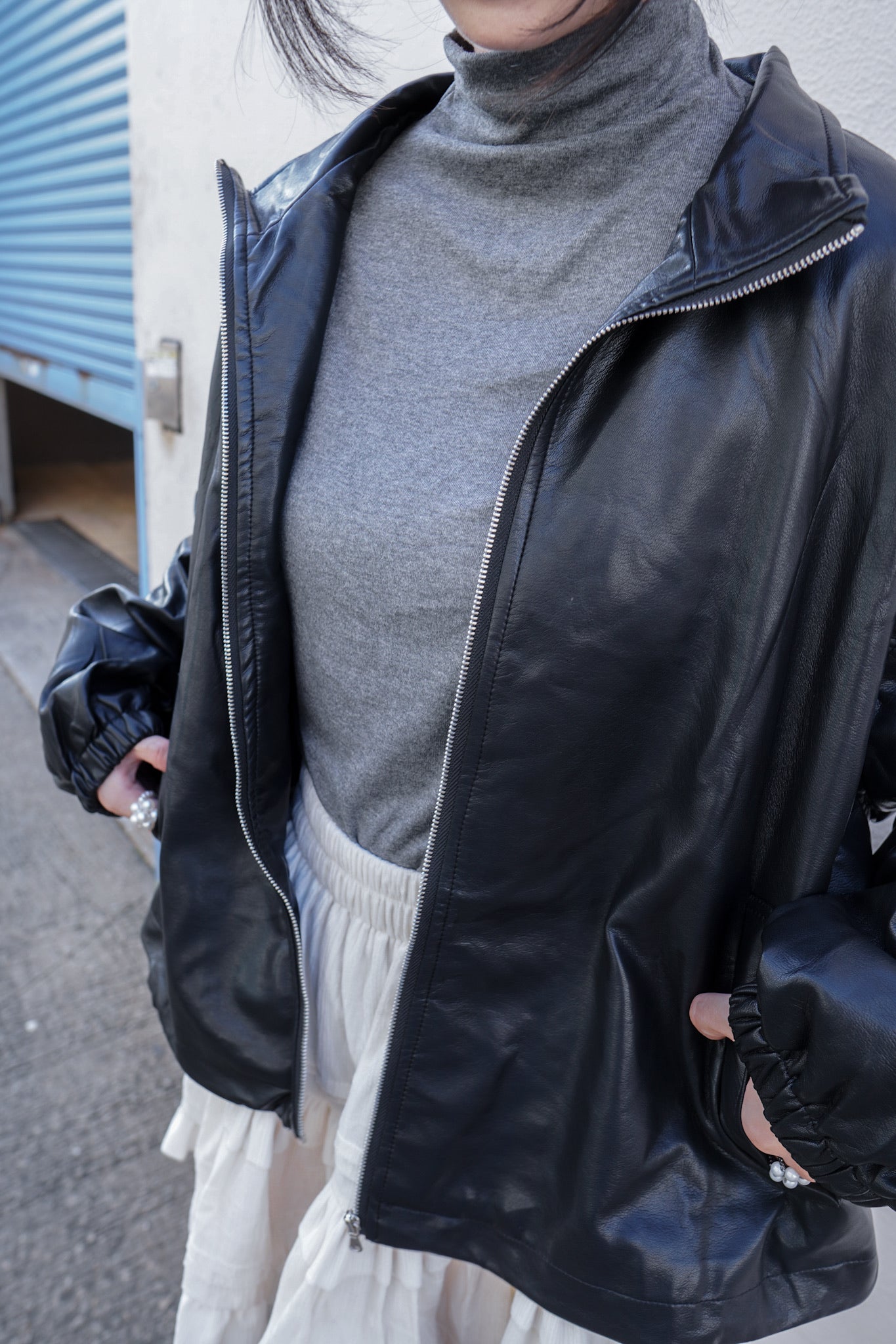<現貨> 自家製 首批價 PU型格皮褸！版型大讚