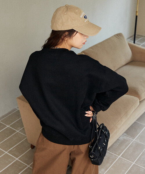 <預訂> 日牌MARY QUANT × PUBLUX 圓點雛菊標誌衛衣｜四色入