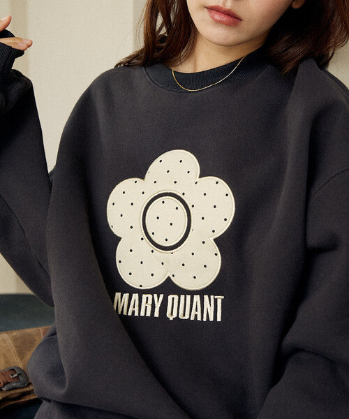 <預訂> 日牌MARY QUANT × PUBLUX 圓點雛菊標誌衛衣｜四色入