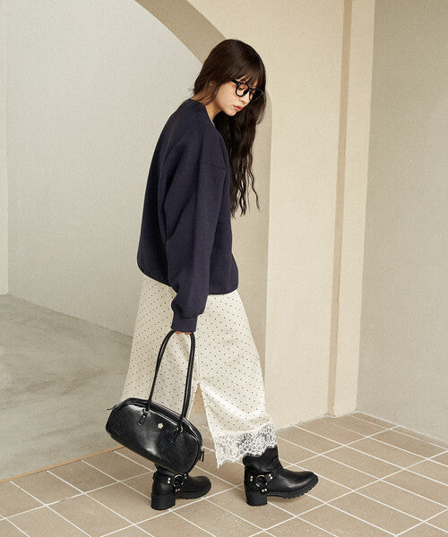 <預訂> 日牌MARY QUANT × PUBLUX 圓點雛菊標誌衛衣｜四色入