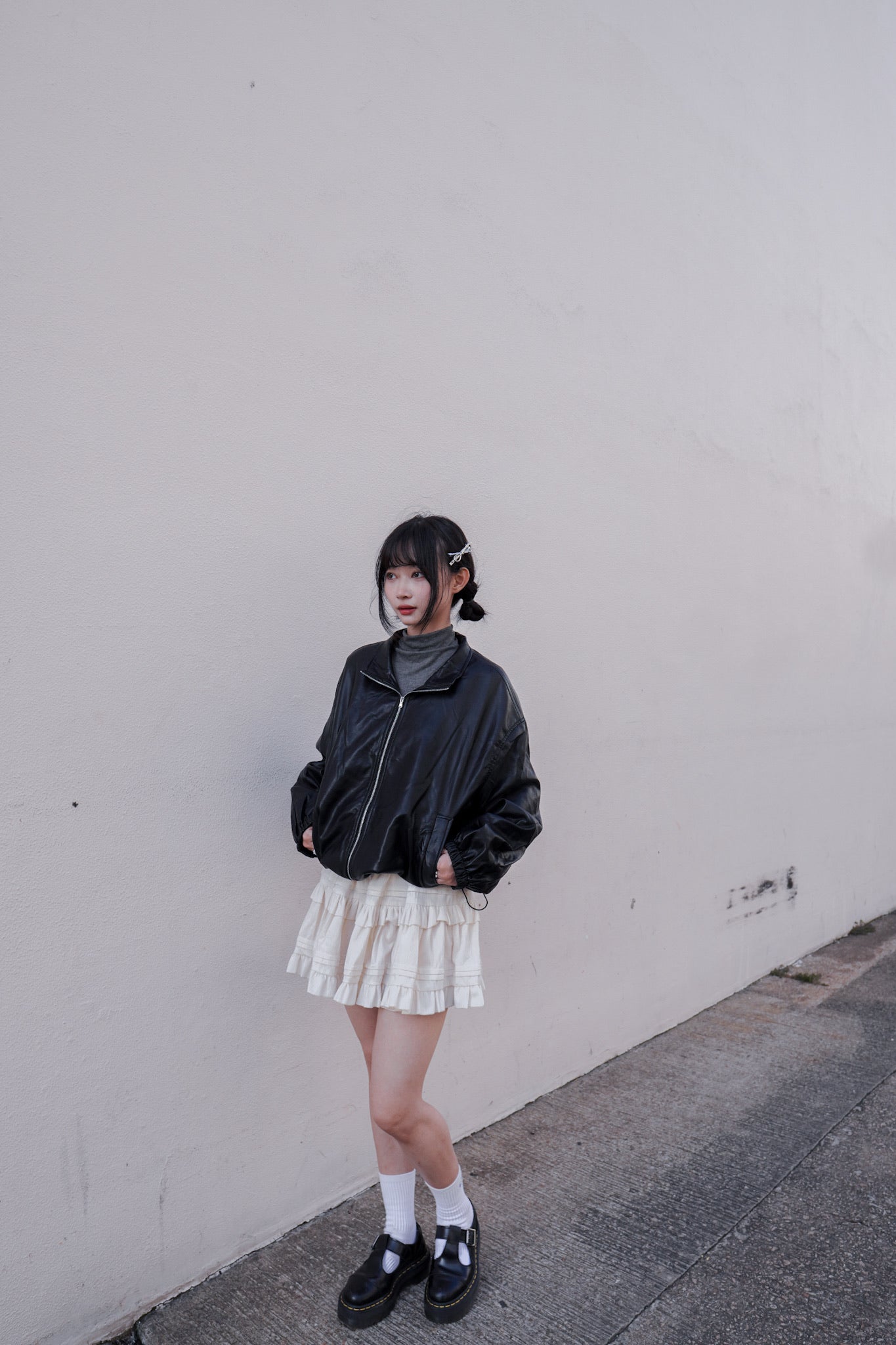 <現貨> 秋冬專屬♡ 絲絨蛋糕短裙 | 兩色入