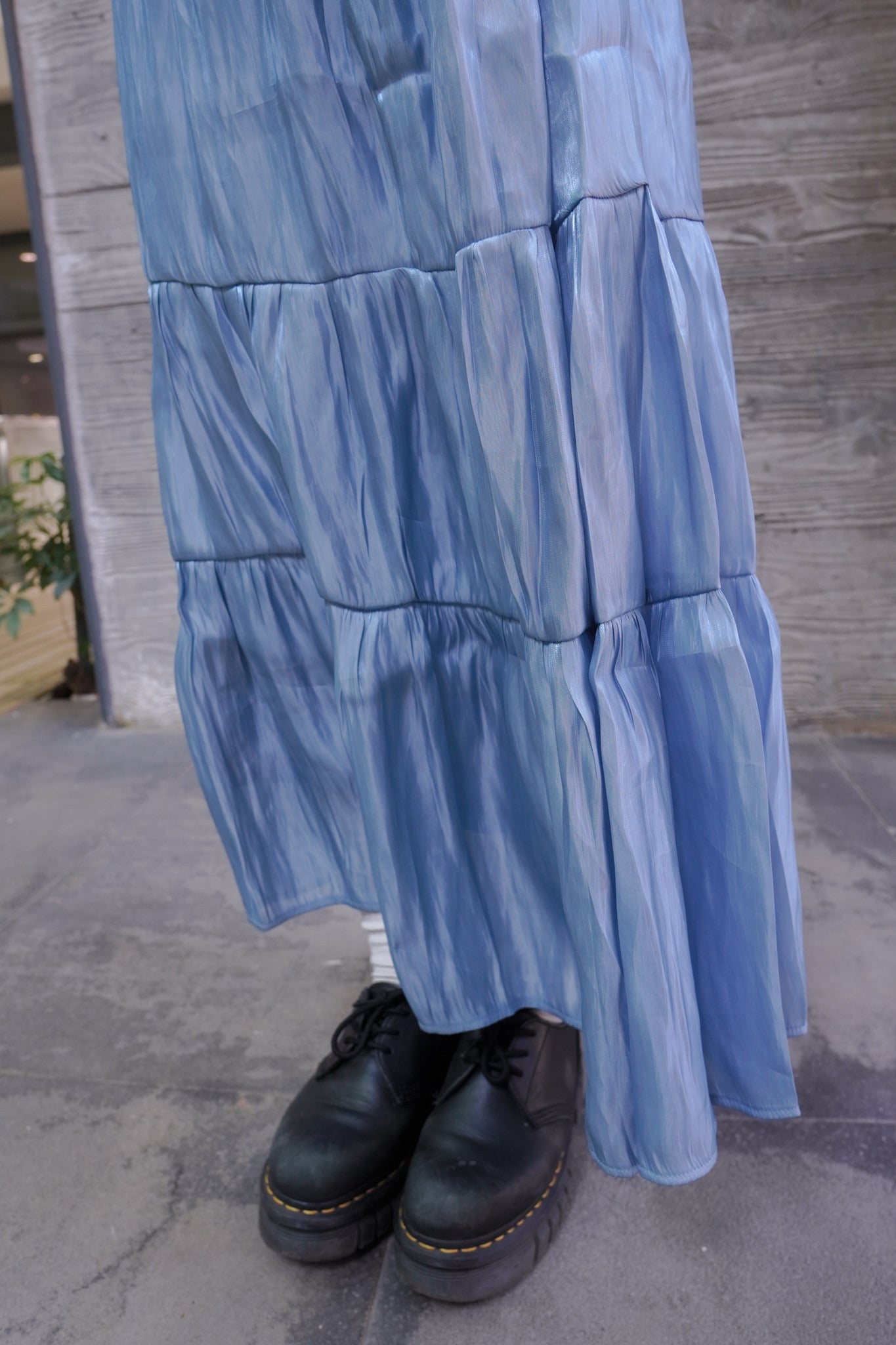 <現貨> 棉花糖BlingBling拼接半身長裙