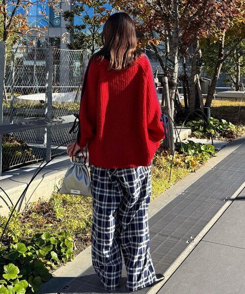 <預訂> 日牌CIAOPANIC 袖口飾附插肩針織上衣｜七色入