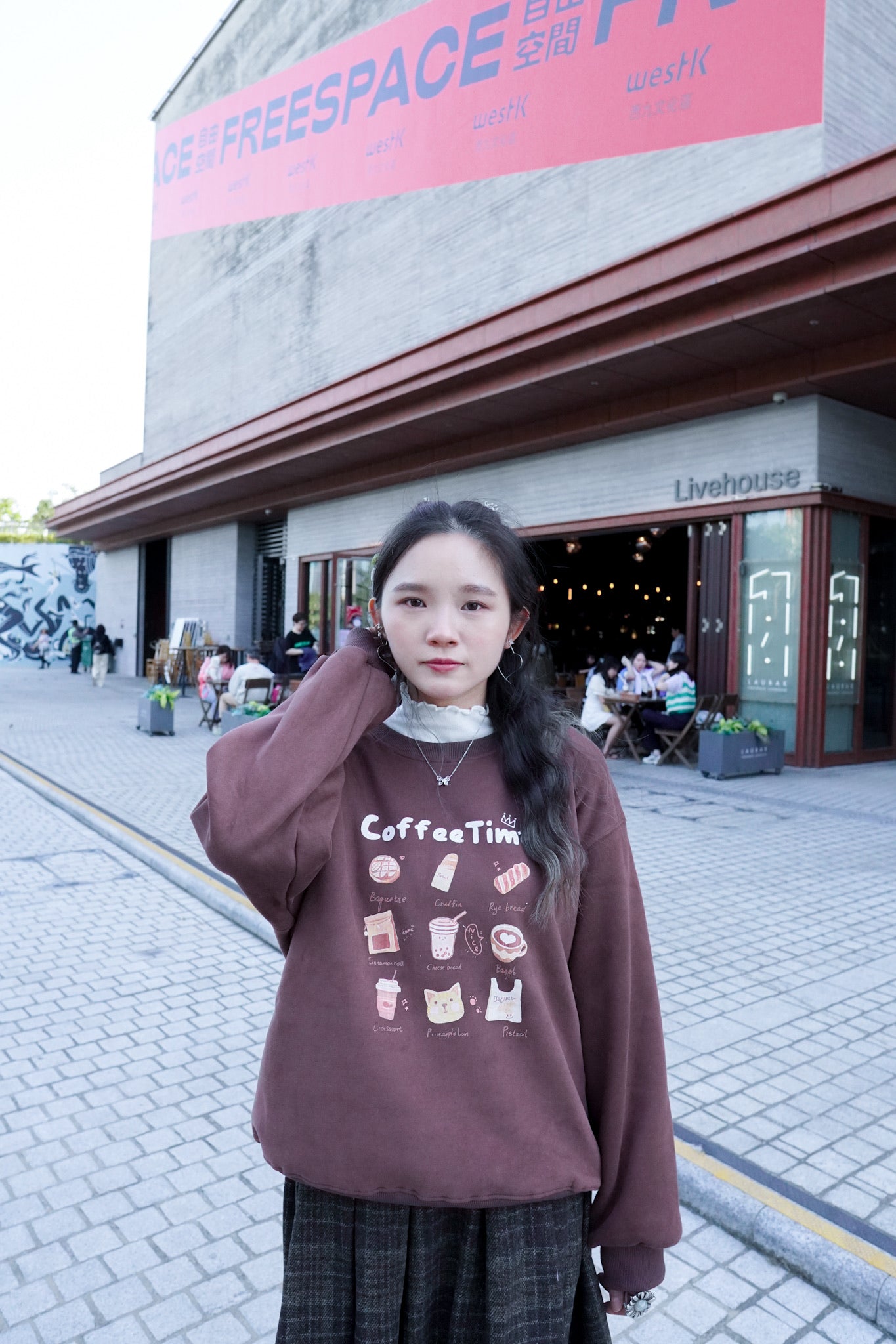 <現貨> 冬日感滿滿！韓系Coffee Shop長袖衛衣｜兩色入