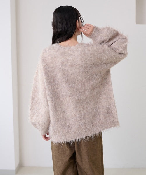 <預訂> 日本大人氣♡日牌 Apres Jour 2-Ways 毛茸茸繫帶針織開胸外套｜五色入